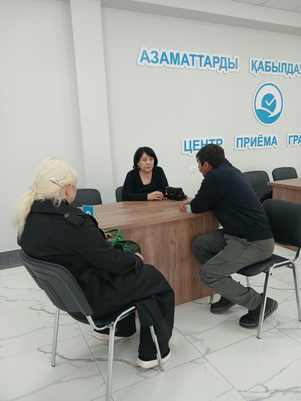 Заместитель руководителя Центра трудовой мобильности по СКО А.К. Рамазанова, провела прием граждан 