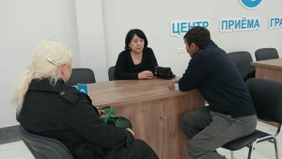 Заместитель руководителя Центра трудовой мобильности по СКО А.К. Рамазанова, провела прием граждан 
